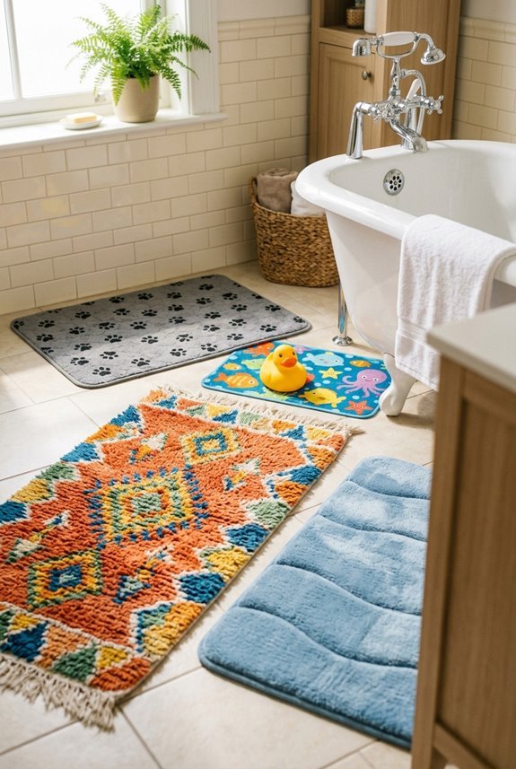 Choosing and Using the Right Bath Mat 4 non slip quick dry bath mats
