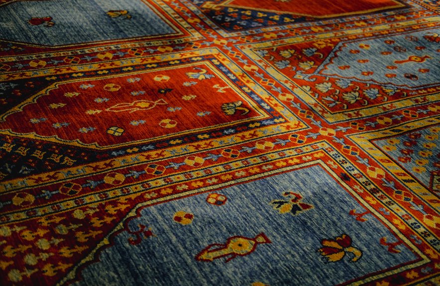 short flat low pile rug