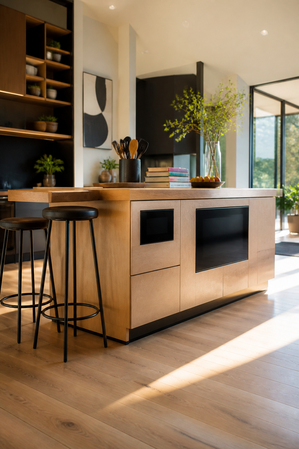15 Smart Kitchen Design Ideas That Add Real Function for 2026 16 A modular kitchen island with integrated smart features.