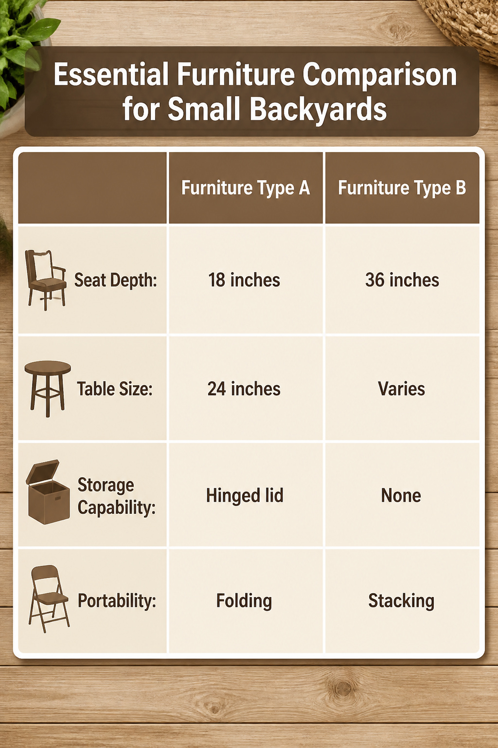 12 Small Backyard Ideas to Stretch Every Square Foot in 2026 10 Compact outdoor furniture designed for small backyards.